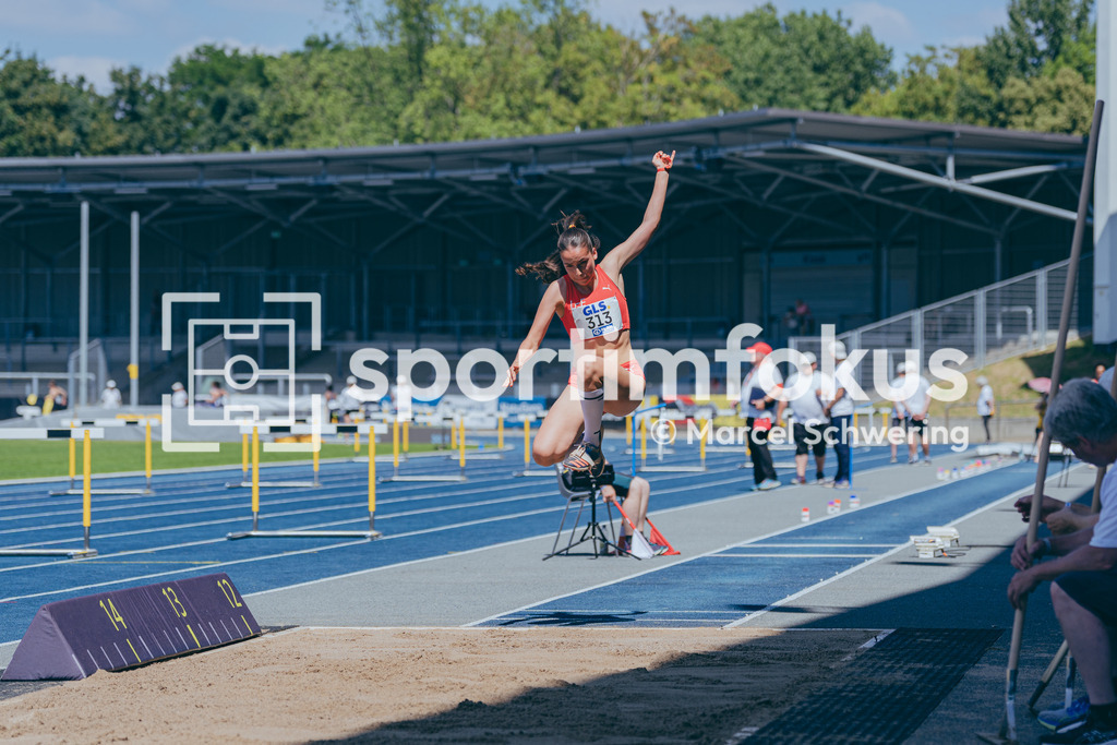 Deutsche Meisterschaften U20 / U16 2026 | Chiara Böller, LG Erlangen, 313, Dreisprung, Deutsche Meisterschaften der U20 &amp; U16 2026, Lohrheidestadion Bochum-Wattenscheid, 11.07.2026. Foto: Marcel Schwering / sportimfokus - Realisiert mit Pictrs.com
