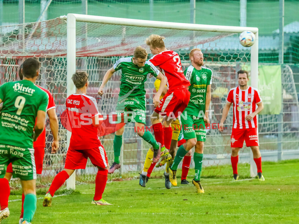 FC KAC - FC Lendorf Kärntner Liga | FC KAC - FC Lendorf am 26.08.2022 in Klagenfurt
(Sportplatz), AUSTRIA, (Photo by Ernst Krawagner sport-fan.at),  - Realisiert mit Pictrs.com