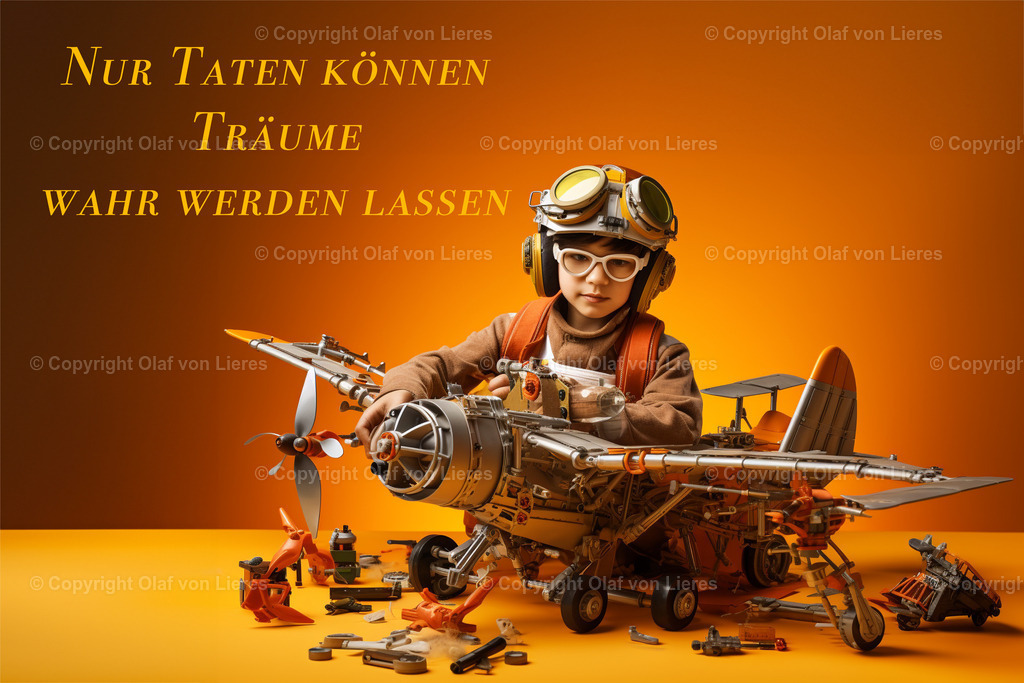 ermutigende Wandbilder  | Wandbild Tatendrang Motivation