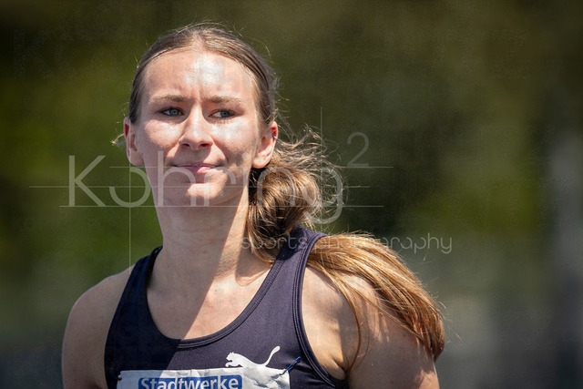 Multisport Event; Ratingen, 28.06.2026 | RATINGEN, GERMANY - JUNE 28, 2026 : Emma Kaul (GER / Germany) reacts in the heptathlon’s javelin throw during the Multisport Event at Stadion Ratingen on June 28, 2026 in Ratingen, Germany.