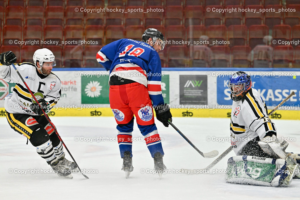 Carinthian Team vs. HC Köttern 12.2.2024 | #9 Ruhdorfer Andreas, #18 Stich Markus, #73 Scheidenberger Sandro