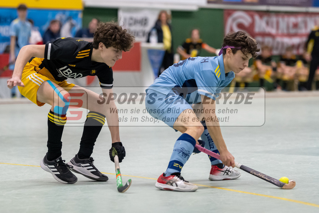 SFE_20230305_0040 | Deutsche Meisterschaft Männliche U16 Halle 2023 am 05.03.2023 in Köln (KTHC Stadion Rot-Weiss Köln Tennis and Hockey Club), Photo: Stephan Fehrmann 2022 (Sports-Gallery)