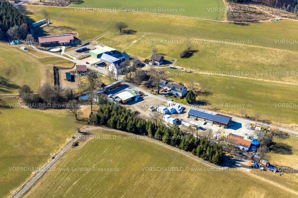 Wenden250307573IslandPferdehofRothenborn | Luftbild, landwirtschaftlicher Betrieb und Reiterhof IslandPferdehof Rothenborn, Rothemühle, Wenden, Sauerland, Nordrhein-Westfalen, Deutschland