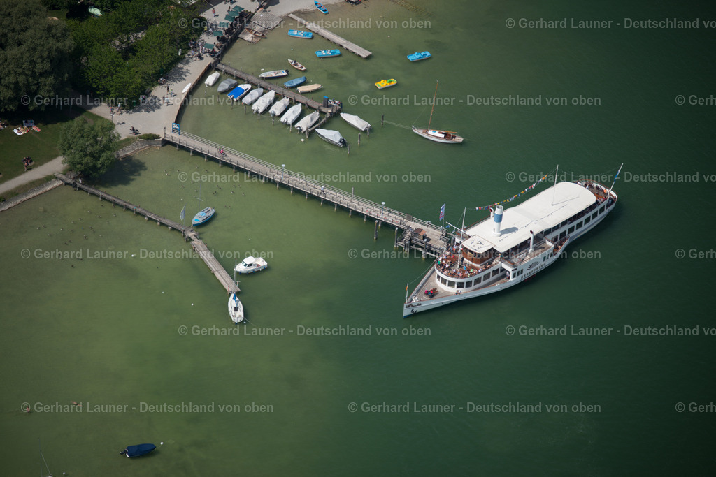 3804336 | Anlegeplatz des Raddampfers Herrsching, Utting