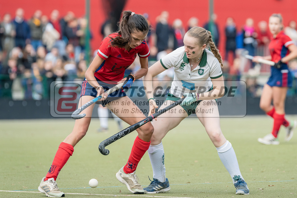 HK_20231022_106112 | Finale Deutsche Meisterschaft Feld WU16 Uhlenhorst Mülheim - Düsseldorfer HC am 22.10.2023 DHC, Düsseldorf ,