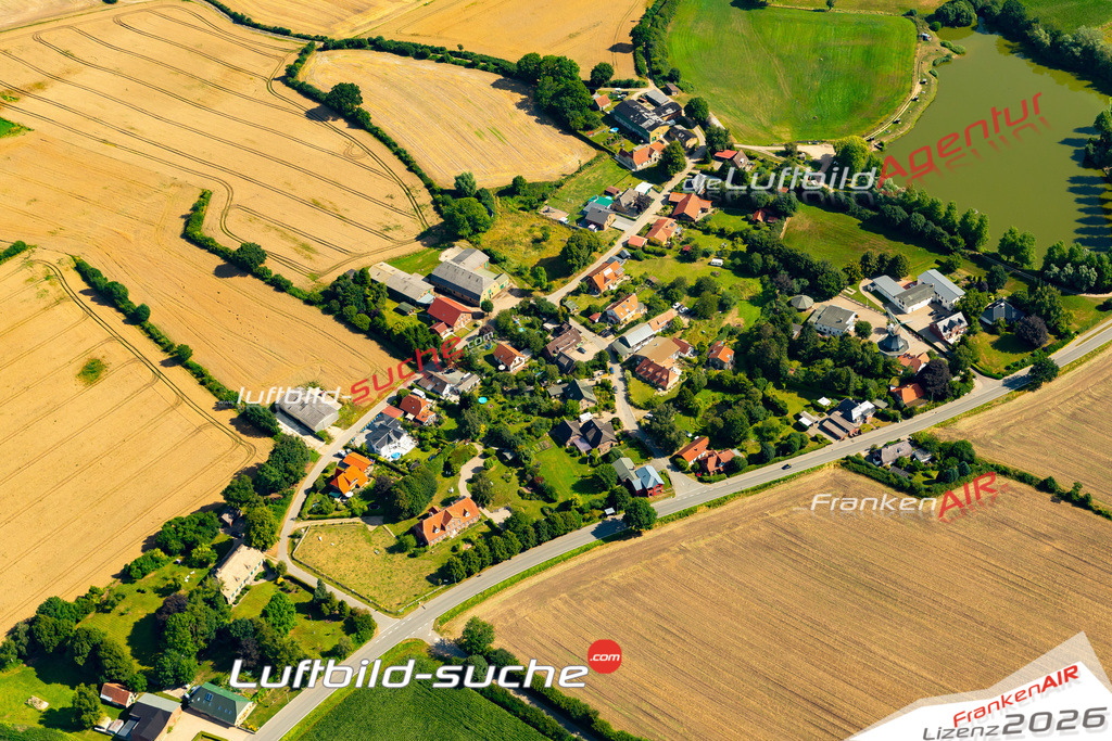 Die Luftaufnahme Norby - Rieseby wurde 2022 vom Flugzeug aus (keine Drohne) erstellt. Hohe Auflösung -für große Poster und Wandbilder geeignet - Garantiert!