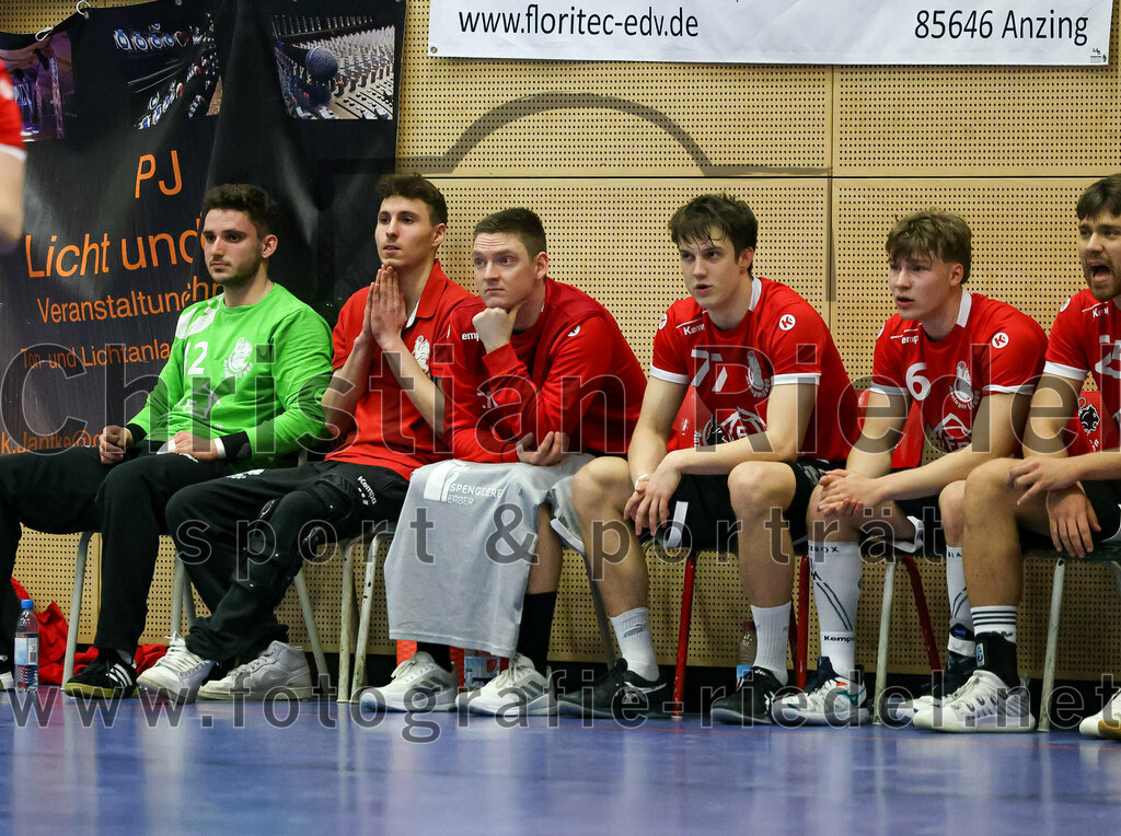 2023-04-01_022_SV_Anzing_gegen_TuS_Prien | Anzing, Deutschland, 01.04.2023:
Handball, Bezirksliga 2022 / 2023, 12. Spieltag, SV Anzing gegen TuS Prien, Endergebnis: 

Foto: Christian Riedel / fotografie-riedel.net