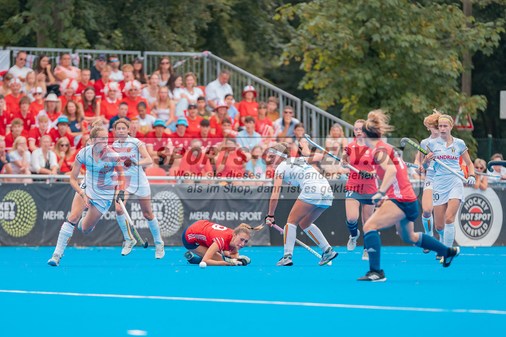 HK_20230715_102575 | Euro Hockey WU18 SF1 Belgium vs England Championship Girls & Boys am 15.7.2023 CHTC , Krefeld ,
