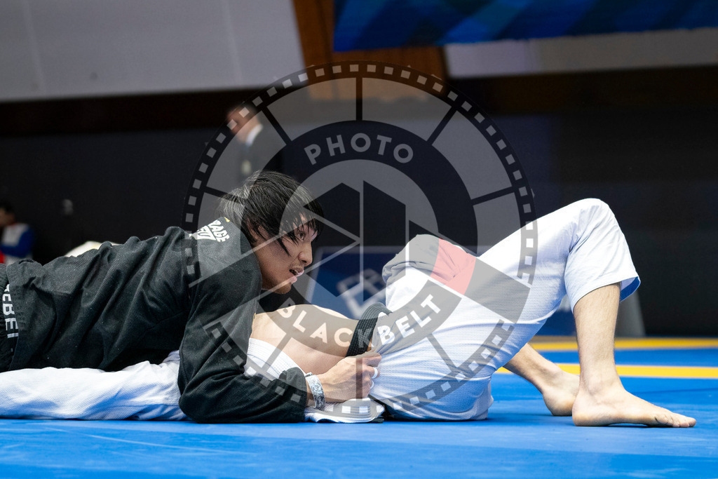 20240123PBB02264 | Fighters compete during the second day of the IBJJF European Championship in Paris, France, on January 23, 2024.