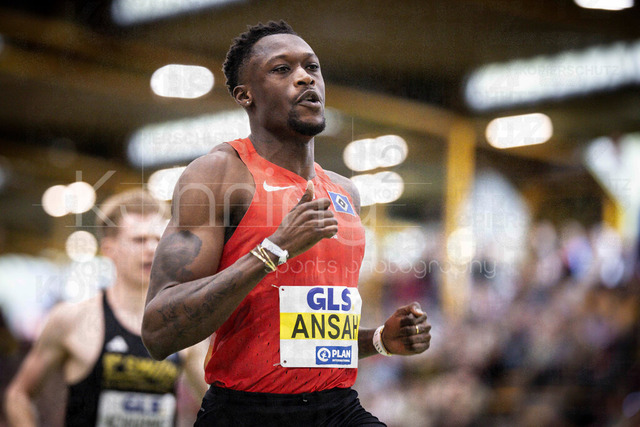 Deutsche Leichtathletik-Hallenmeisterschaften; Dortmund, 28.02.2026 | Owen Ansah (Hamburger SV, 229); Deutsche Leichtathletik-Hallenmeisterschaften am 28.02.2026 in der Helmut-Körnig-Halle in Dortmund. 