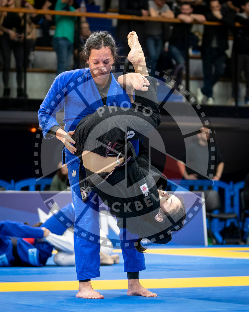 20240126PBB1267 | Fighters compete during the Brazilian Jiu-Jitsu European Championship of the IBJJF in Paris, France, on January 26, 2024.