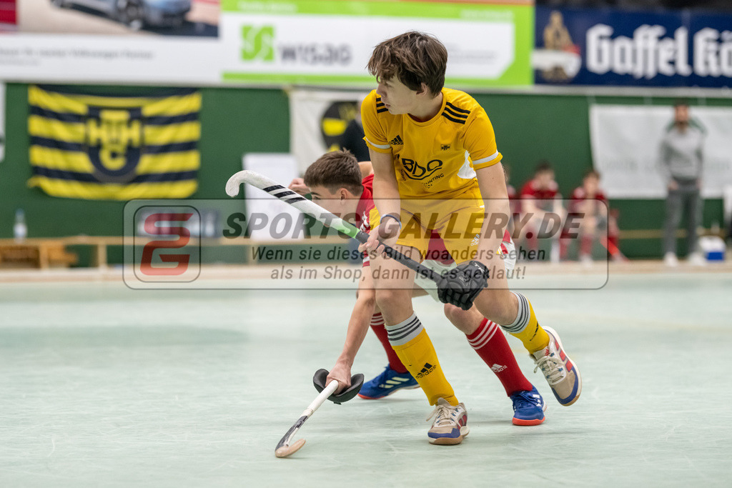 SFE_20230304_0020 | Deutsche Meisterschaft Männliche U16 Halle 2023 am 04.03.2023 in Köln (KTHC Stadion Rot-Weiss Köln Tennis and Hockey Club), Photo: Stephan Fehrmann 2022 (Sports-Gallery)