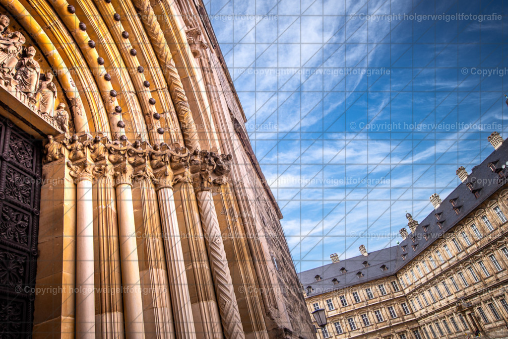 Domportal mit Neuer Residenz | Kaufen sie online außergewöhnliche Fotografien auf Leinwand Acrylglas Fotoprint Aludibond von holgerweigeltfotografie - Realisiert mit Pictrs.com