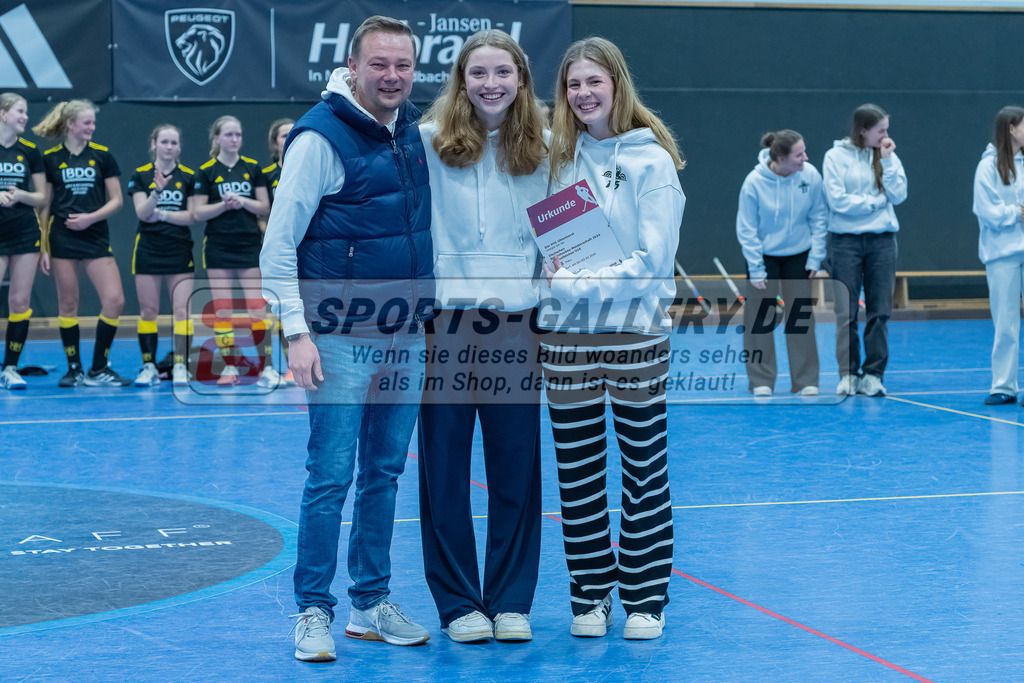 HK_20240303_109453 | Finale und Ehrungen Deutsche Meisterschaft WU16 am 3.3.2024 Hallo DHC, Düsseldorf ,