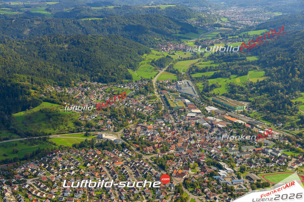Luftaufnahme von  Sulzbach an der Murr - Die Luftaufnahme wurde 2025 vom UL-Flugzeug heraus erstellt ( keine Drohne ) - Hochauflösende Luftaufnahme - für professionelle Ausdrucke geeignet. Die Geschenkidee !Mit Lizenz und Bildrechte bestellbar