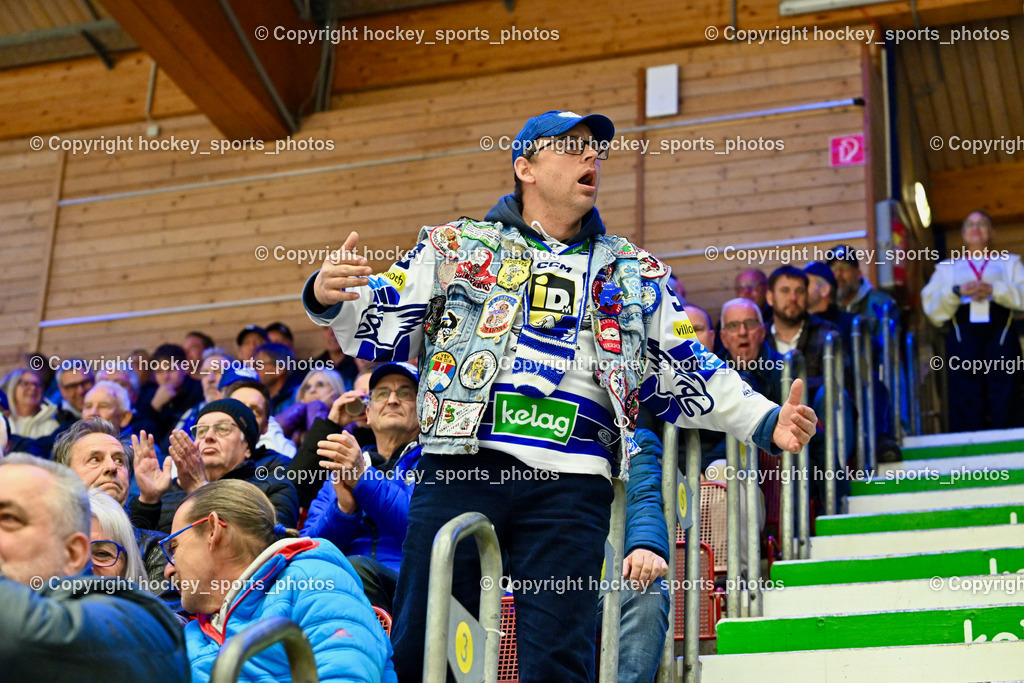 EC IDM WÄRMEPUMPEN VSV vs. Steinbach Black Wings Linz | EC VSV Fan, EC IDM WÄRMEPUMPEN VSV vs. Steinbach Black Wings Linz, EC IDM WÄRMEPUMPEN VSV vs. Steinbach Black Wings Linz am 04.03.2026 in Villach (Stadthalle Villach), Austria, (Photo by Bernd Stefan)