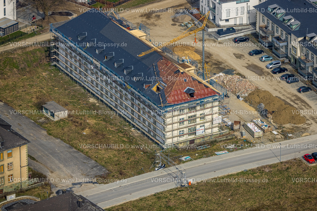 Soest240307650 | Luftbild, Belgisches Viertel Soest mit Baustelle und Renovierung, Soest, Soester Börde, Nordrhein-Westfalen, Deutschland