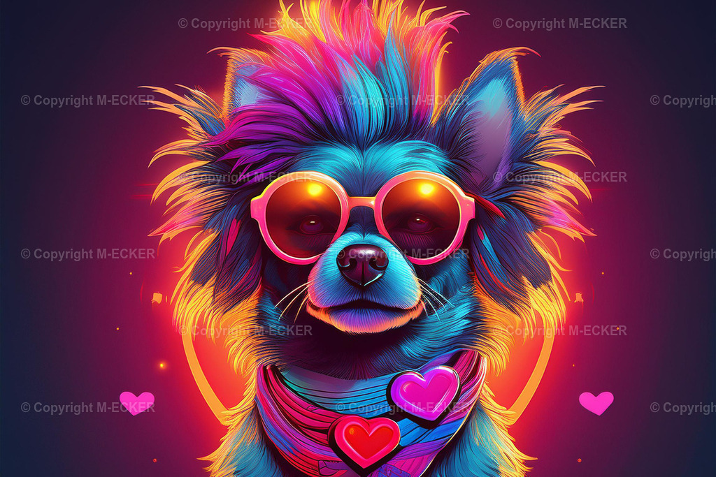 Neonhund 2jpg | Martin Ecker Fotograf Euratsfeld - Realisiert mit Pictrs.com