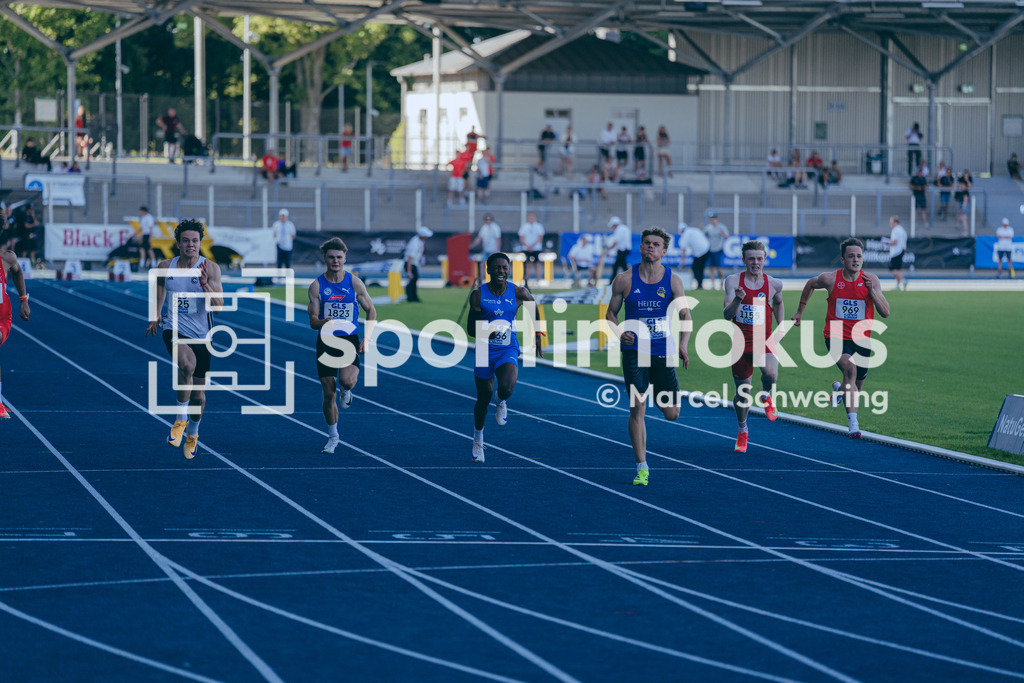 Deutsche Meisterschaften U20 / U16 2026 | 100-Meter-Lauf Finale, Deutsche Meisterschaften der U20 &amp; U16 2026, Lohrheidestadion Bochum-Wattenscheid, 11.07.2026. Foto: Marcel Schwering / sportimfokus - Realisiert mit Pictrs.com
