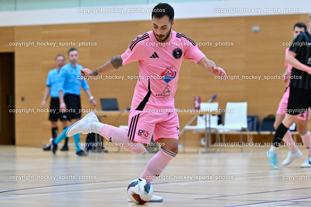 Carinthia Flamengo Futsal Club vs. Dynamo Triestingtal | #70 Yosifov Svetlozar Angelov Carinthia Flamengo, Carinthia Flamengo Futsal Club vs. Dynamo Triestingtal, Carinthia Flamengo Futsal Club vs. Dynamo Triestingtal am 29.12.2024 in Villach (Ballspielhalle St. Martin), Austria, (Photo by Bernd Stefan)
