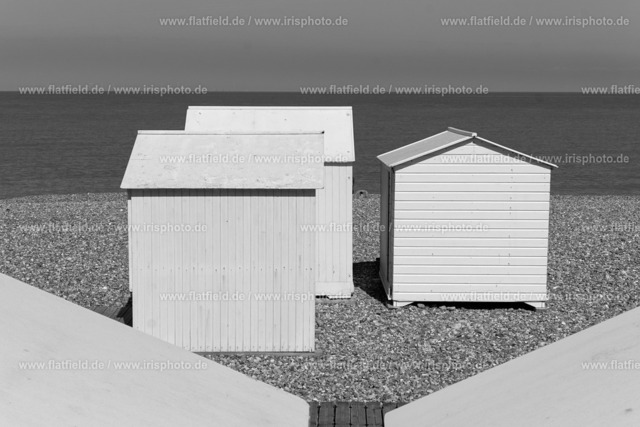 Strandhäuschen in Treport I | Gesehen in der Normandie