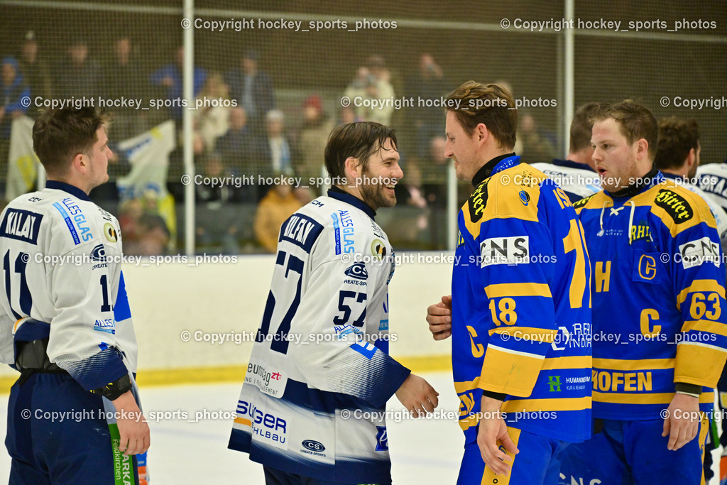 ESC Sparkasse Steindorf Meister 2025/26 | #57 Wilfan Franz ESC Steindorf, #18 Isopp Maximilian Oliver EHC Althofen, #63 Hammerle Simon EHC Althofen, #11 Kalan Luka ESC Steindorf, ESC Sparkasse Steindorf Meister 2025/26, ESC Sparkasse Steindorf Meister 2025/26 am 08.03.2026 in Althofen (Stadthalle Althofen), Austria, (Photo by Bernd Stefan)