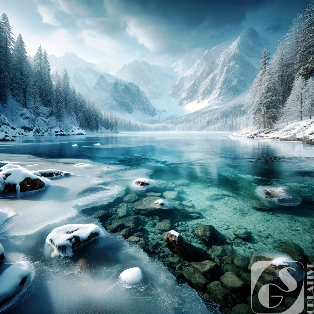 Lake in winter | Fotogeschenke aller Art, kostenlose Games und die schönsten KI-Bilder in 4K Qualität. Egal ob als Download, Leinwand, Kalender usw... Jetzt günstig bestellen!
 - Realisiert mit Pictrs.com