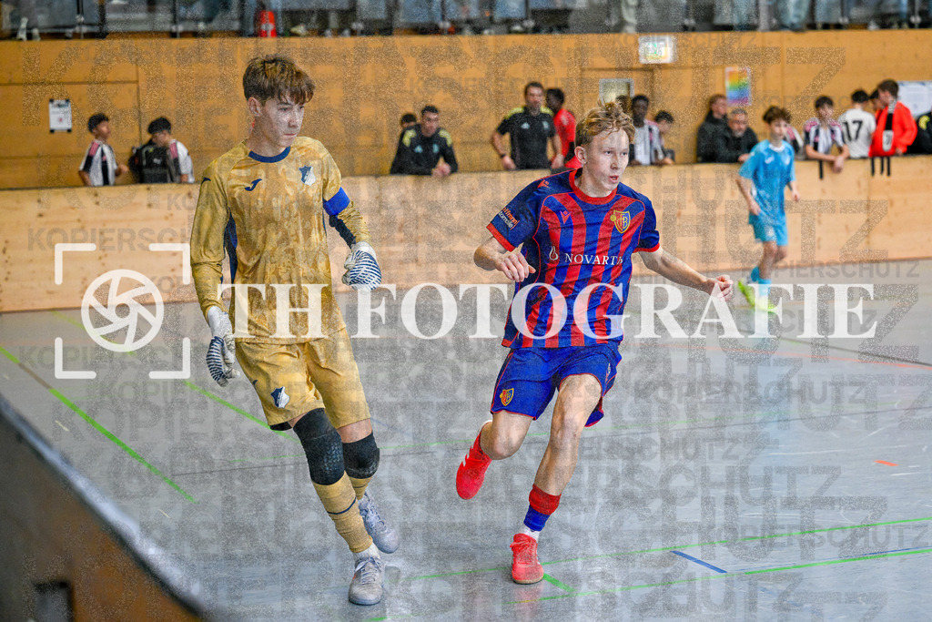 GER, TSG Hoffenheim - FC Basel, Fussball, U14 Hallenturnier, PS-Immo-Cup 2026, 18.01.2026 | Hoffenheim, Basel