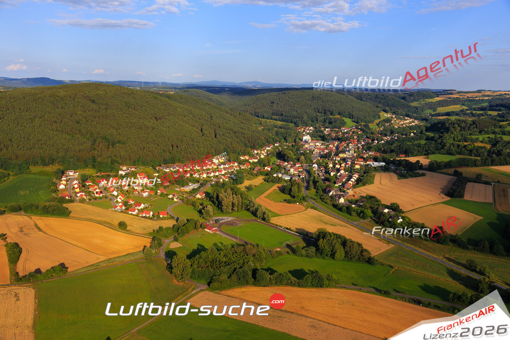 Die Luftaufnahme Schaufel - Weissenbrunn wurde vom UL-Flugzeug (keine Drohne) aus fotografiert.Hohe Druck- Auflösung-die Geschenkidee!