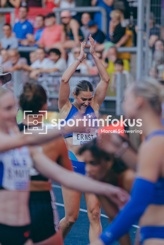 Deutsche Meisterschaften der Frauen und Männer 2026 | Jolina Ernst, TV Wattenscheid 01, 100-Meter-Lauf, Finale, Deutsche Meisterschaften der Frauen und Männer 2026, Lohrheidestadion Bochum-Wattenscheid, 25.07.2026. Foto: Marcel Schwering / sportimfokus - Realisiert mit Pictrs.com