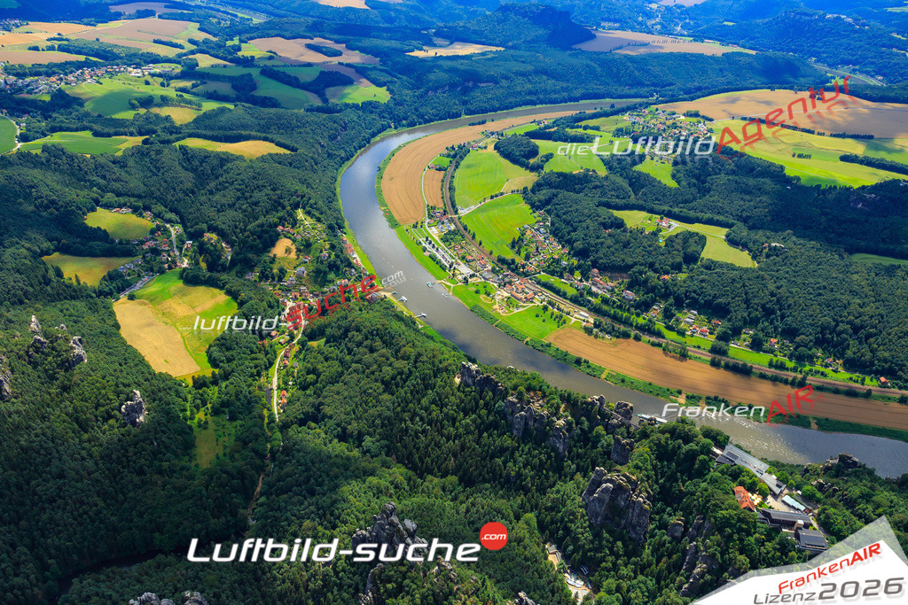 Die Luftaufnahme Bastei - Rathen wurde vom UL-Flugzeug (keine Drohne) aus fotografiert.Hohe Druck- Auflösung-die Geschenkidee!