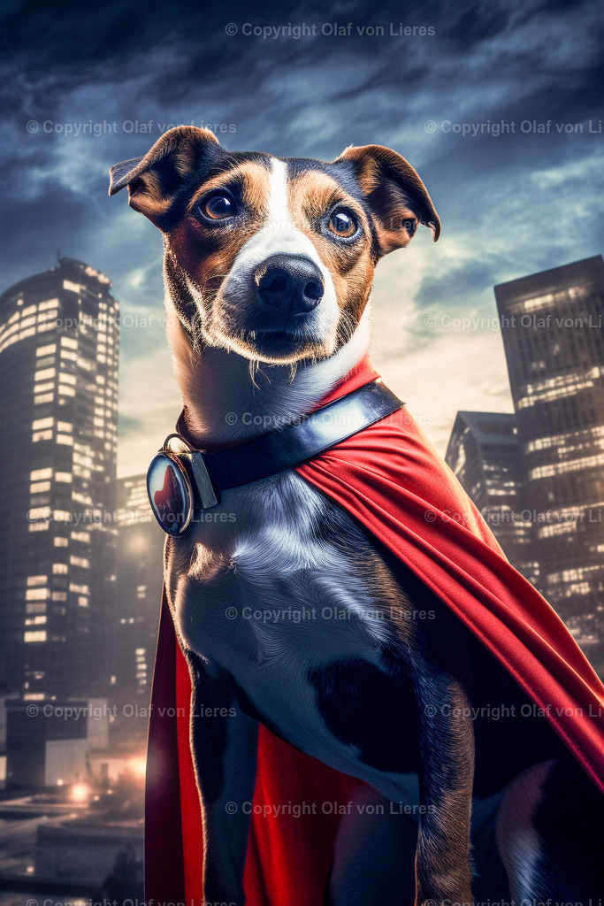 Jack Russell als Superheld | Terrier als Superheld