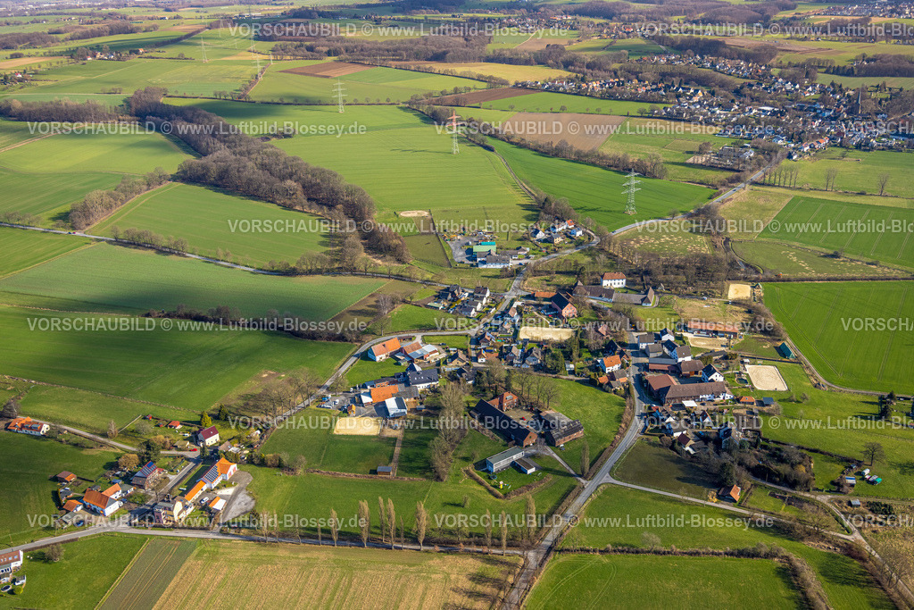 Froendenberg230213819 | Luftbild, Ortsansicht Altendorf, Fröndenberg, Ruhrgebiet, Nordrhein-Westfalen, Deutschland