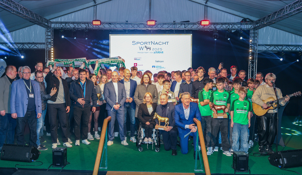 top-top.de250214-284 | Die 3. Weseler SportNacht, die große Sportgala mit Ehrungen der Weseler Sportler des Jahres 2024 findet am Freitag, den 14.02.2025 im Festzelt an der Rheinpromenade statt.Foto: Erwin Pottgiesser