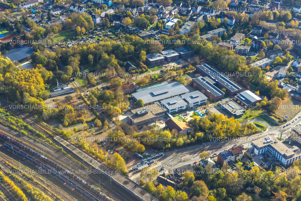 Bochum221100325 | Luftbild, LWL-Schulverwaltung Bochum, Schule am Leithenhaus, Schule am Haus Langendreer, Hasselbrink-Schule, Langendreer, Bochum, Ruhrgebiet, Nordrhein-Westfalen, Deutschland