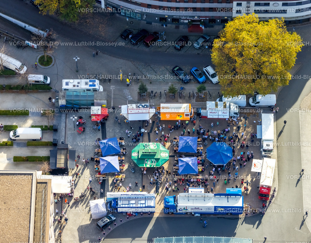 Hamm221017561 | Luftbild, Marktplatz, Willy-Brandt-Platz, Marktschreier am Hauptbahnhof Hamm, Hamm, Ruhrgebiet, Nordrhein-Westfalen, Deutschland