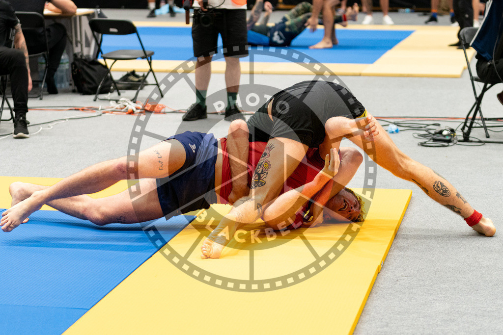 20230916PBB2861 | Fighters compete during the grappling tournement ADCC Trials (European, Middle East and African Championship) in Warsaw, Poland, on September 16, 2023.