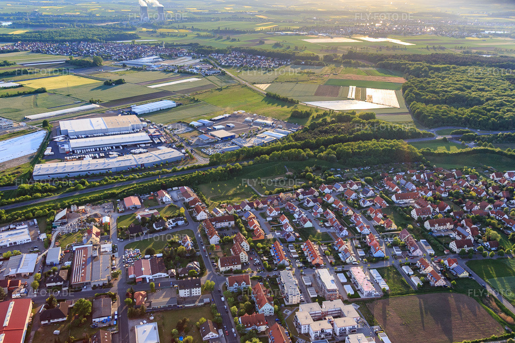 Luftbild: Schäflein Spedition GmbH in Röthlein im Bundesland Bayern in Deutschland. Foto: IMG_079133.jpg vom 15.05.2015 durch Werner Riehm/FLY-FOTO.de