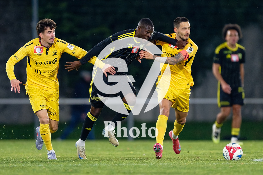 Coupe Suisse - 1/8 de finale - FC Stade Nyonnais v Neuchatel Xamax |  during the Coupe Suisse - 1/8 de finale match between FC Stade Nyonnais and Neuchatel Xamax at Centre sportif de Colovray in Nyon, Switzerland