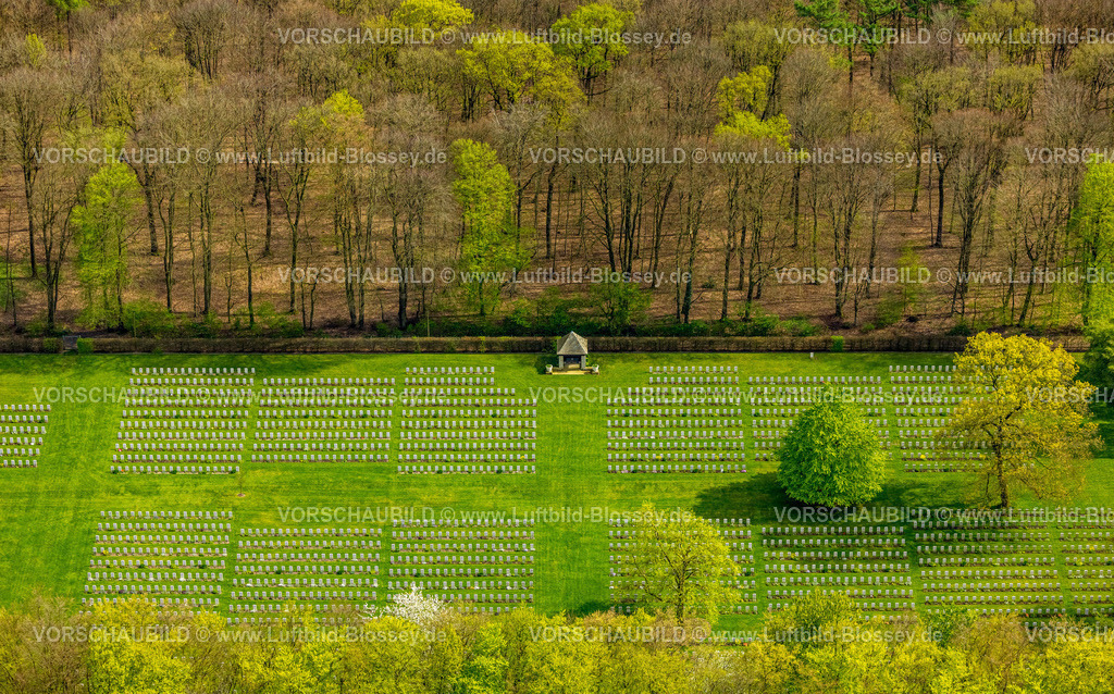 Kleve240402553KleverReichswaldForestWarCemetery | Luftbild, Reichswald Forest War Cemetery, britischer Militärfriedhof Ehrenfriedhof und Kriegsgräberfriedhof, Materborn, Kleve, Niederrhein, Nordrhein-Westfalen, Deutschland