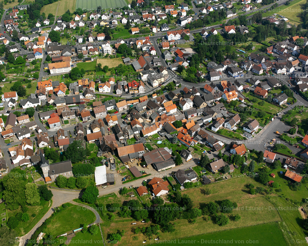 2615907 | RAINROD 09.06.2006 Stadtansicht des Innenstadtbereiches  in Rainrod im Bundesland Hessen, Deutschland // City view on down town  in Rainrod in the state Hesse, Germany Foto: Gerhard Launer