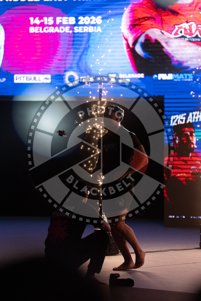 20260215PBB9370 | Fighters compete during the ADCC European Trials competition day 2 in Belgrade, Serbia, on February 15, 2026.
