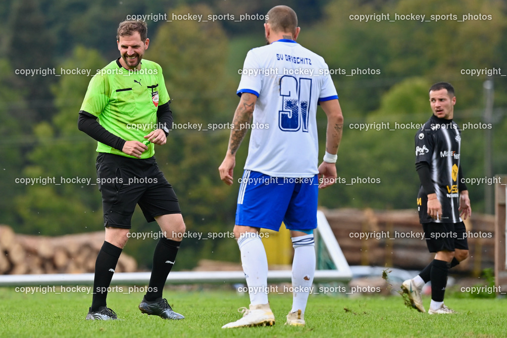 SV Draschitz vs. SC Magdalen 25.9.2022 | Wilhelmer- Zitter Björn Michael Referee, #31 Rene Prettenthaler