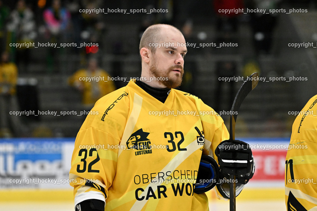 KSV KÄNGURUS vs. EHC Lustenau | #32 Stefan Daniel EHC Lustenau, KSV KÄNGURUS vs. EHC Lustenau, KSV KÄNGURUS vs. EHC Lustenau am 14.03.2026 in Kapfenberg (Sportzentrum Kapfenberg), Austria, (Photo by Bernd Stefan)