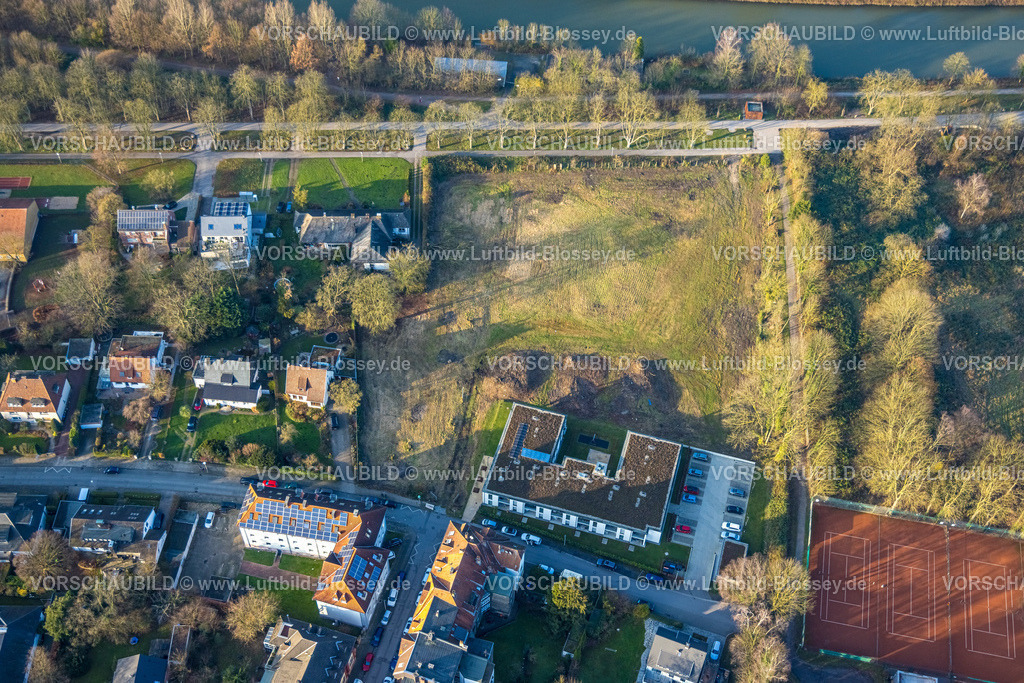 Hamm241200947 | Luftbild, Wiesenfläche zwischen Brandströmstraße und Datteln-Hamm-Kanal, Mitte, Hamm, Ruhrgebiet, Nordrhein-Westfalen, Deutschland