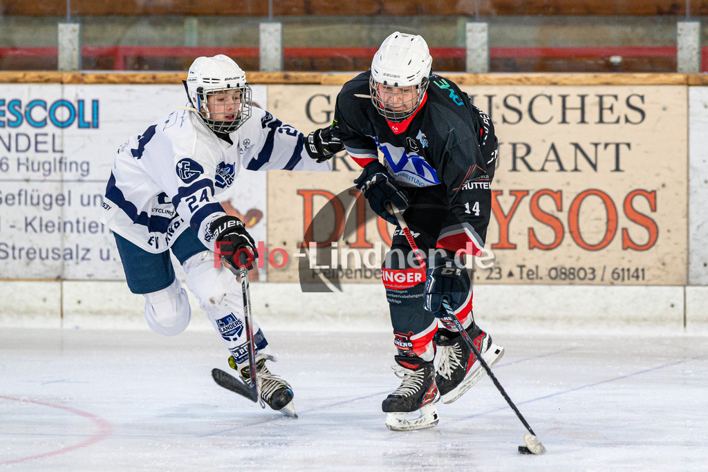 TSV Peißenberg Miners vs EV Lindau | Eishockey BEV U15 Landesliga 2023/2024, TSV Peißenberg Miners vs EV Lindau,
,
2024-03-02 in Peiting (Eisstadion)

Copyright: WolfgangxLindner