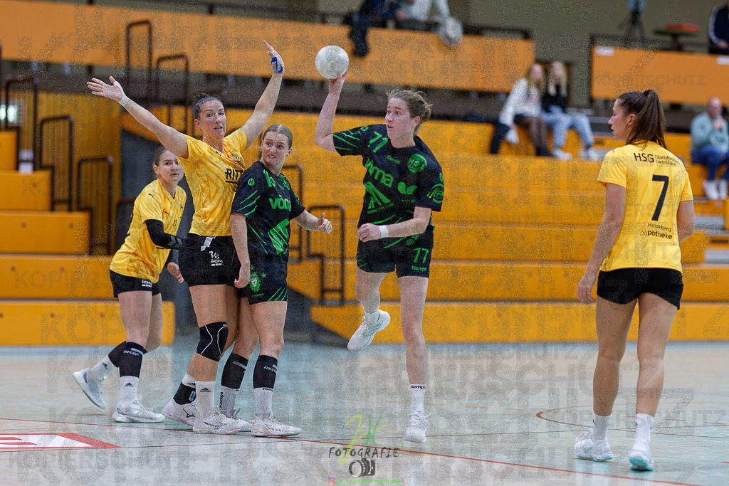 Frauen Oberliga Mitte (HHV); HSG Kleenheim/Langgöns II - HSG Eibelshausen/Ewersbach | Frauen Oberliga Mitte (HHV); HSG Kleenheim/Langgöns II - HSG Eibelshausen/Ewersbach am 01.11.2025 in Oberkleen (Weidig-Halle)Photo © 2025 - Jörg Heinrich - Realisiert mit Pictrs.com