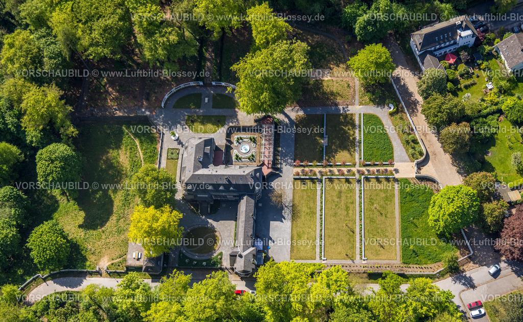 Hagen240504313 | Luftbild, Hohenhof - Jugendstil-Villa Osthaus-Museum, Hagener Impuls, Parkanlage, Emst, Hagen, Ruhrgebiet, Nordrhein-Westfalen, Deutschland