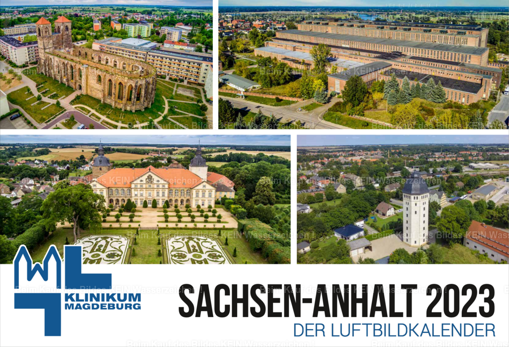Firmenkalender Deckblatt Klinikum Olvenstedt | Beispiele Firmenkalender individuell mit eigenem Logo - Realisiert mit Pictrs.com
