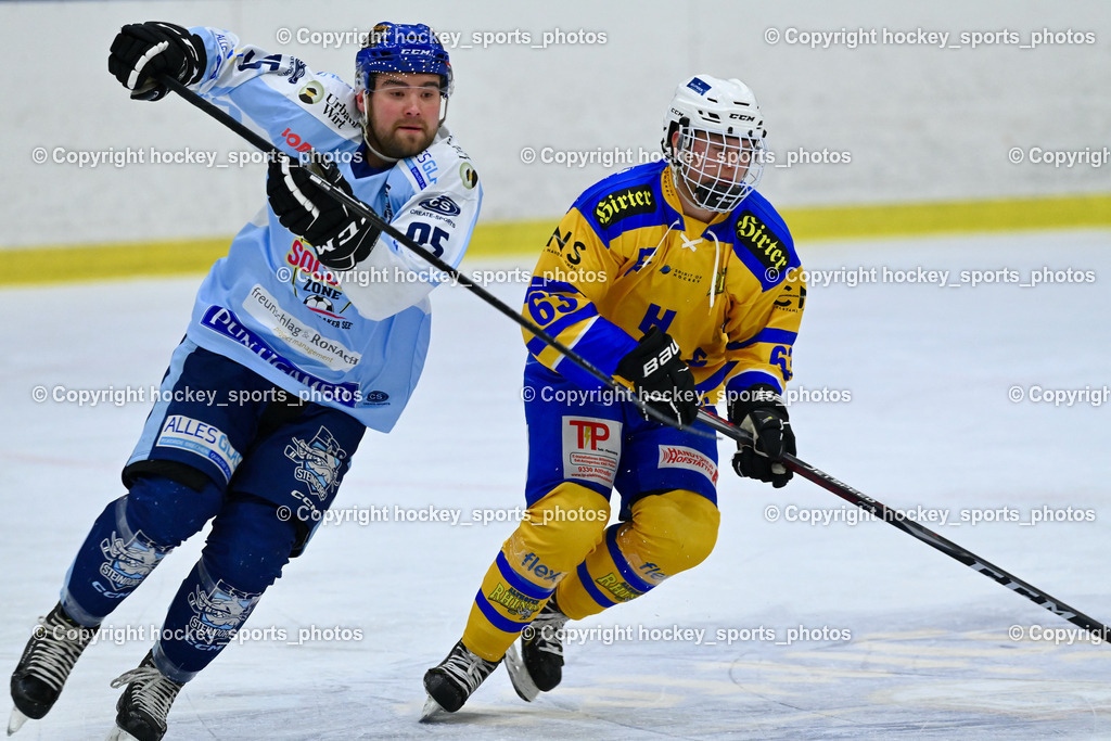 EHC Althofen vs. ESC Steindorf 27.2.2023 | #95 Gelfanov Ruslan, #63 Hammerle Simon